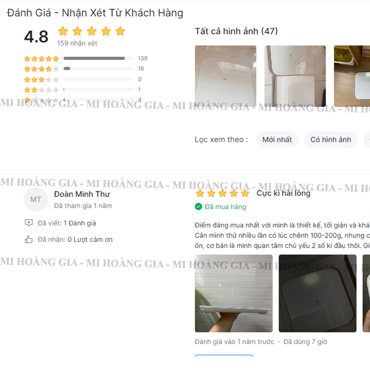 Hình ảnh Cân Sức Khỏe Xiaomi Thông Minh Mi Smart Scale 2