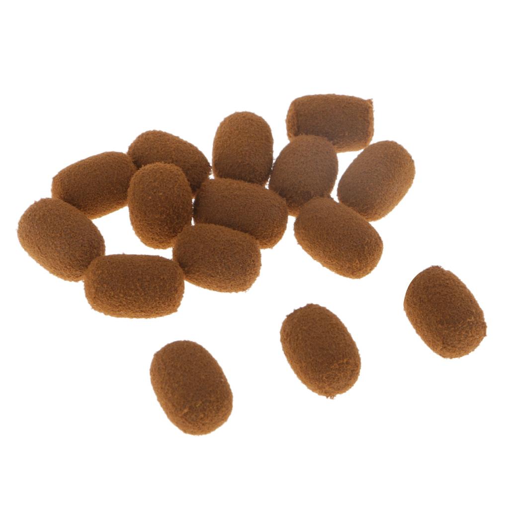 15pcs Pop Up Boilies 12mm Pellet Type Hook Bait for Carp Fishing with Bottle