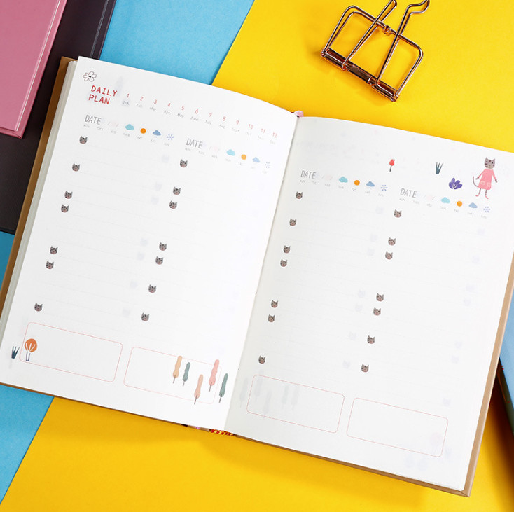 Sổ Kế Hoạch Nhật Ký 365 Ngày Life Planner (Tặng Kèm 2 Tấm Sticker Mini) Ver. Winter