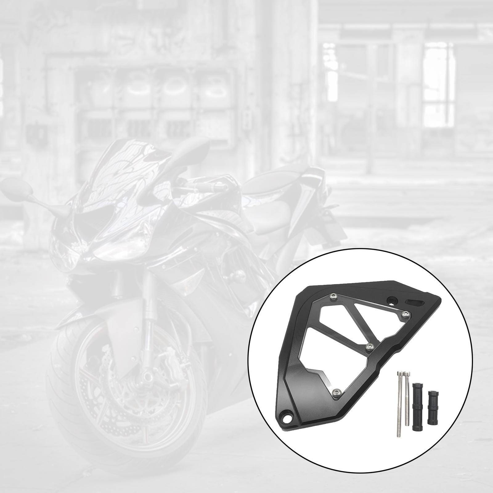 Front Sprocket Cover Chain Guard Kit for Z250 2013-2017 Black