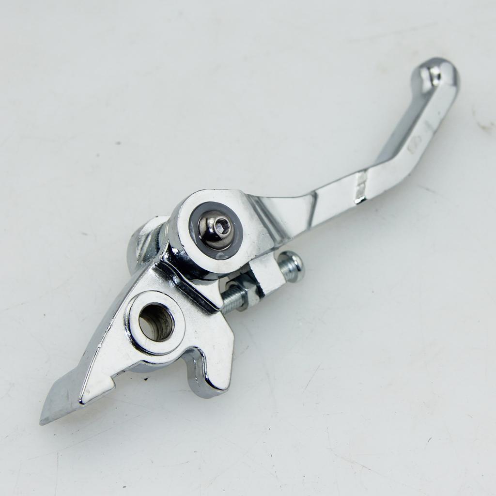 Aluminum Alloy Folding Clutch & Brake Lever for Motorbike 70cc 125cc Silver