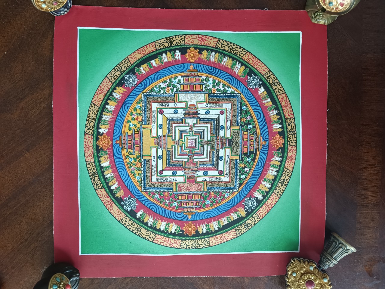 Tranh thangka Mandala Kalacharka