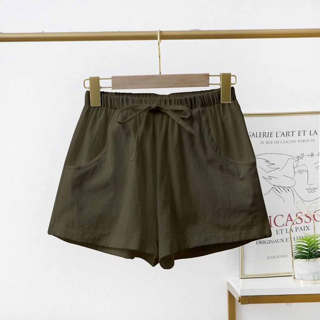 ▬✐Quần short nữ đũi lưng cao ống rộng đẹp ulzzang công sở LOKISO QS04