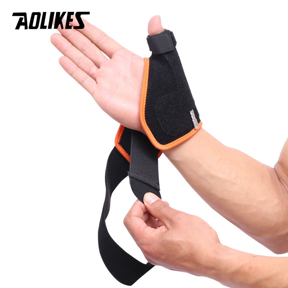 Nẹp cố định ngón tay cái AOLIKES YE-1670 thumb pressured wrist protector - Hàng Chính Hãng