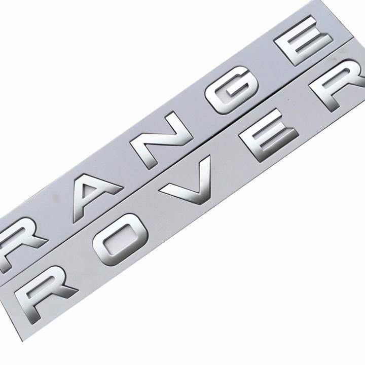 Tem Logo Chữ Nổi RANGE ROVER Dán Tráng Trí Xe - Hot