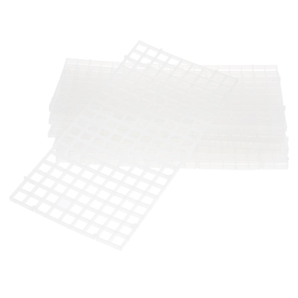 20 Pcs Aquarium Plastic Divider Standard  Tank Isolation Board Plate