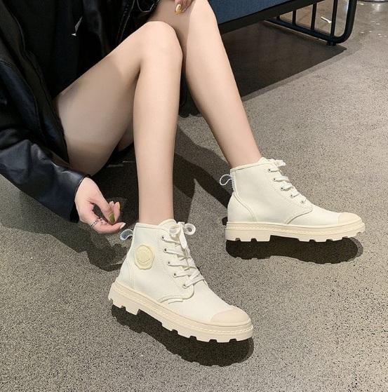 Giày boots nữ cổ ngắn phong cách Hàn Quốc TA 1007