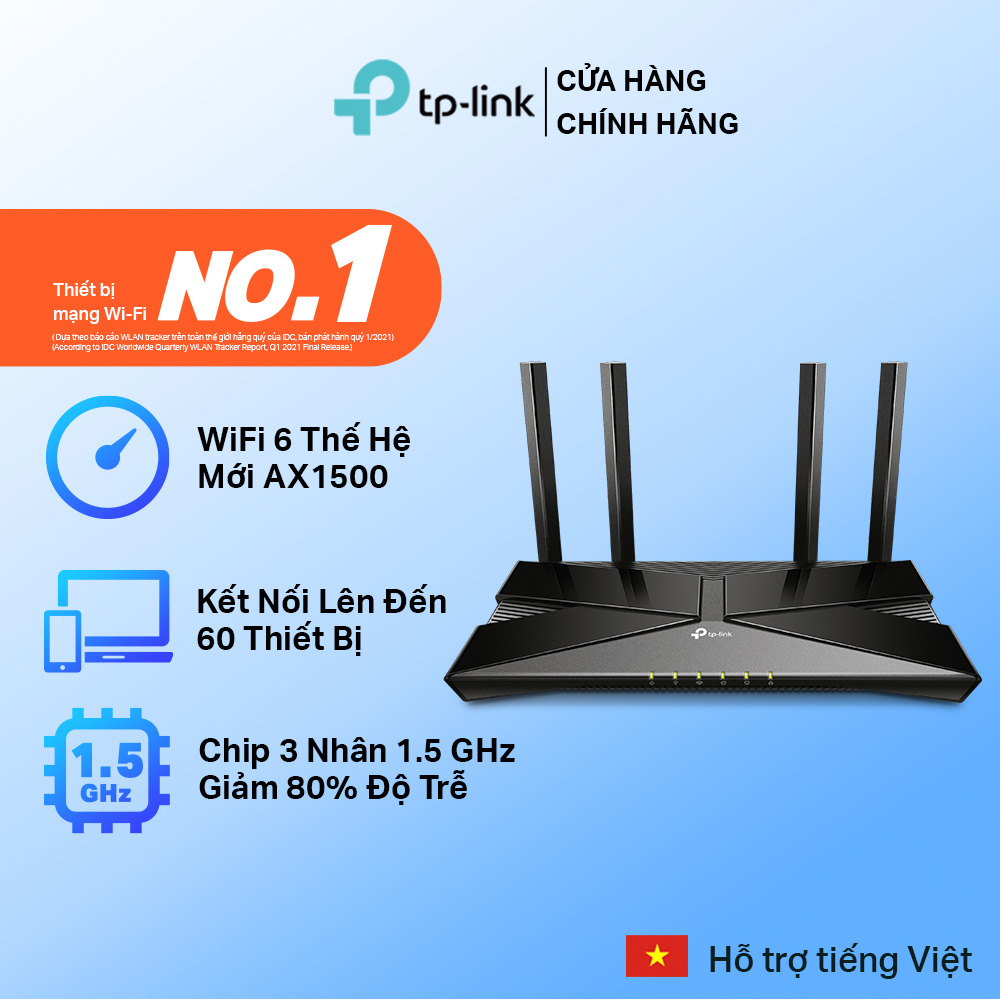Bộ Phát Wifi TP-Link Archer AX10 Wifi 6 1500Mbps - Hàng Chính Hãng