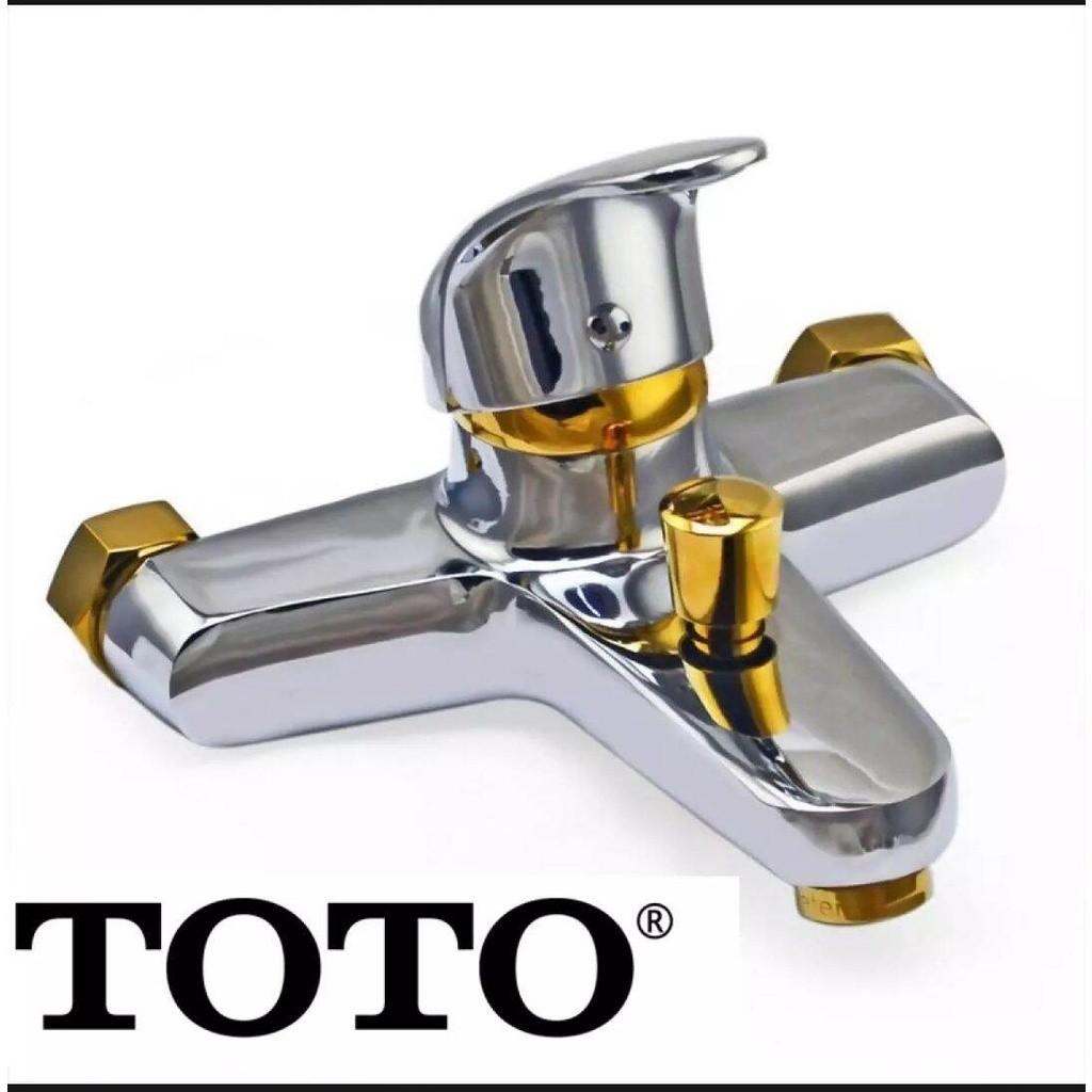 [ FREESHIP] Vòi hoa sen tắm nóng, lạnh TOTO + chân sen gắn tường bảo hành 5 năm (shoptoanle)