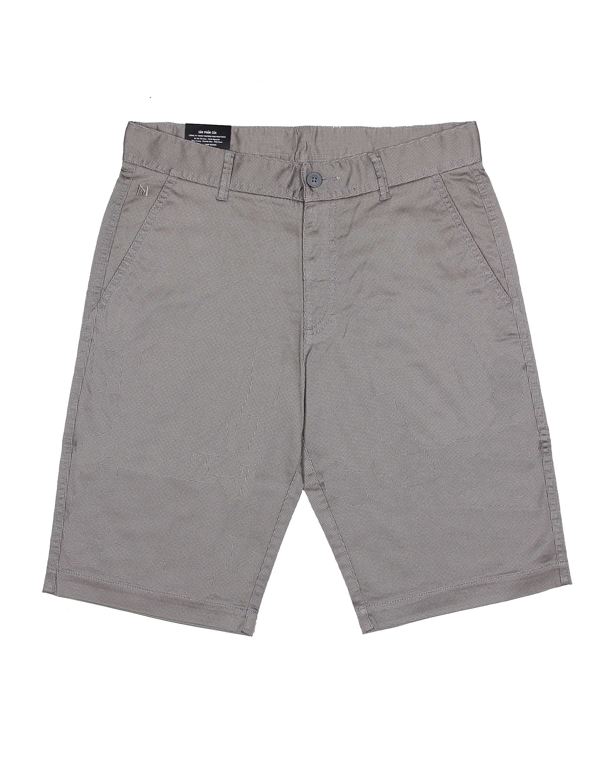 Quần short khaki nam Khatoco Q3M378R0-ININ014-2407-0