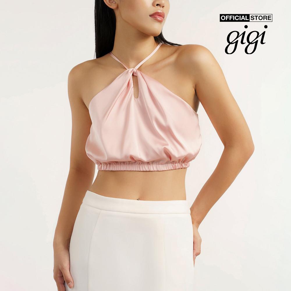 GIGI - Áo croptop nữ cổ yếm hiện đại G1201T221249