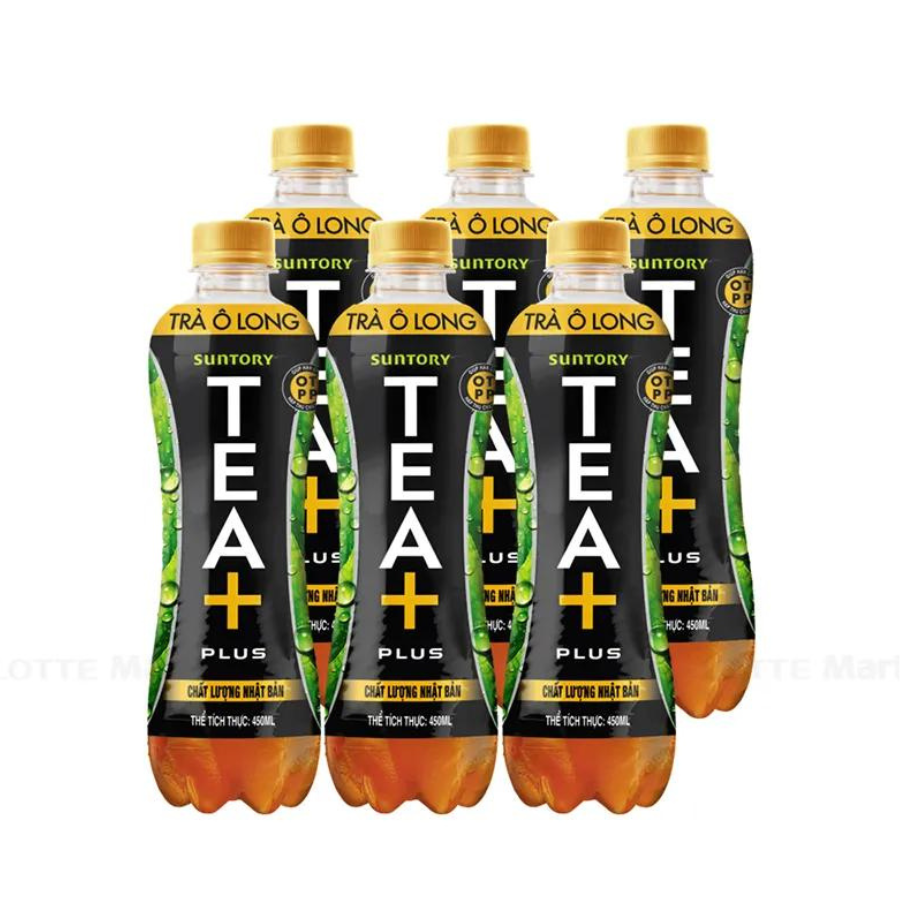 Lốc 6 Chai Trà Ô Long Tea+ Plus (450ml/Chai)