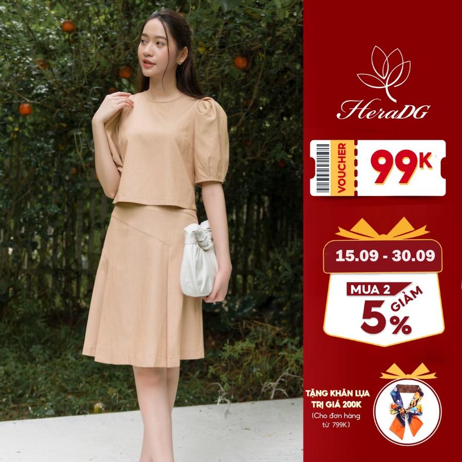Chân váy A thiết kế dáng xòe HeraDG - STBA036J-S