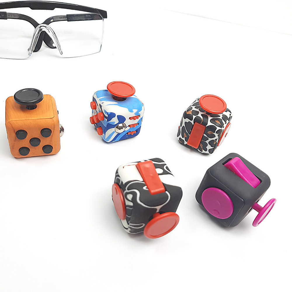 Combo 5  Khối Vuông Fidget Cube - Quà Tặng Kì Diệu Giảm Stress Tăng Khả Năng Tập Trung (Giao Mẫu Ngẫu Nhiên )