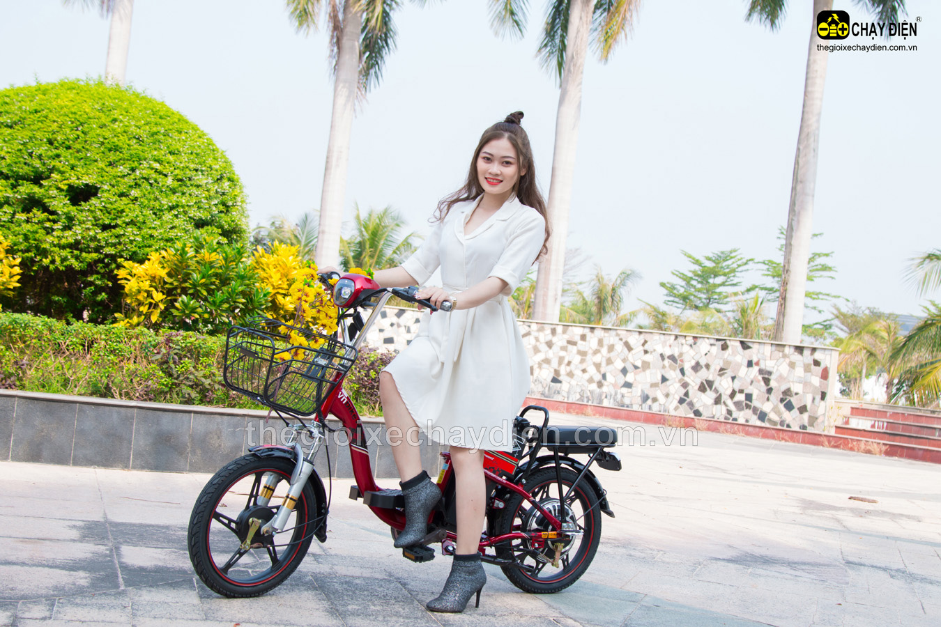 XE ĐẠP ĐIỆN VNBIKE V1 18INCH