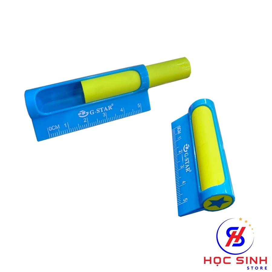 Gôm Tẩy Chì Tích Hợp Thước Kẻ 5cm Gstar E - 003 Dạng Ống Cao Cấp