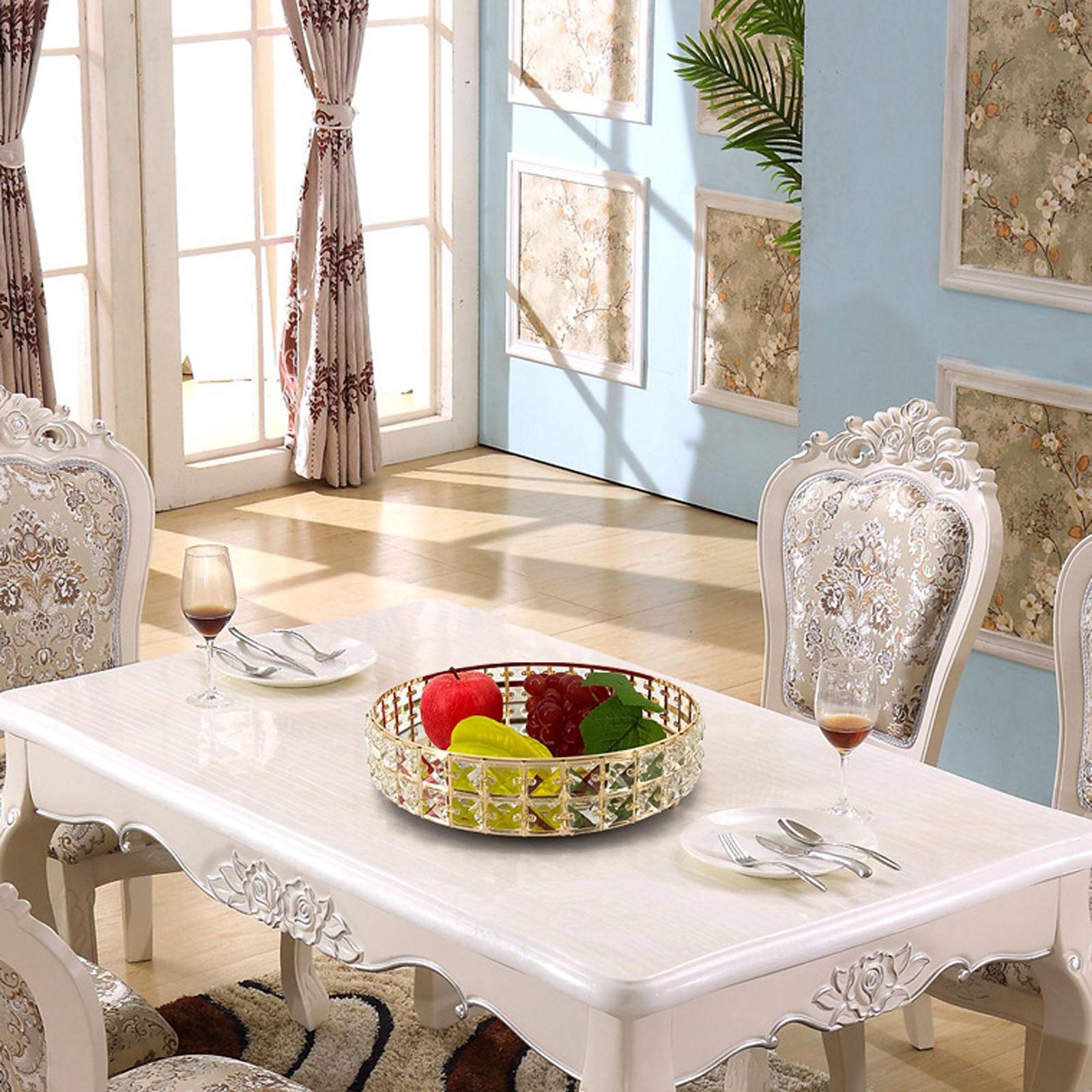 Perfume Makeup Tray Vanity Trays Elegant Mirrored Tray Decoration Hotel Desk