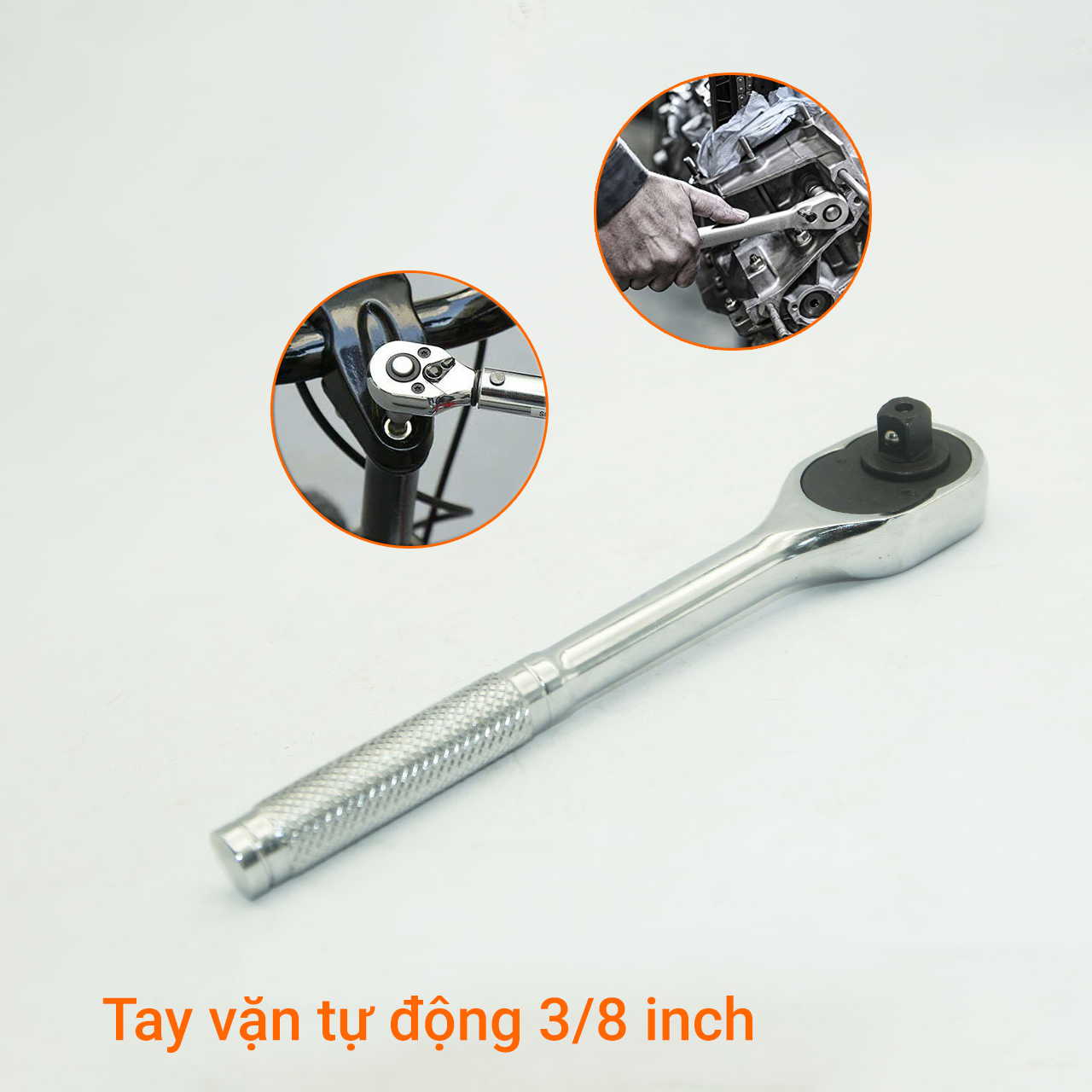 Tay vặn tự động 3/8"