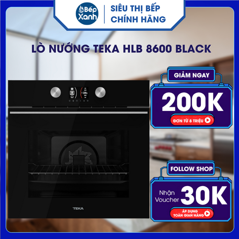 Lò nướng Teka HLB 8600 BLACK - Hàng Chính Hãng