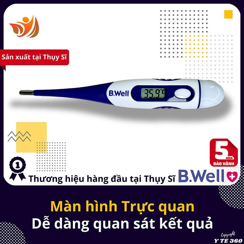 Nhiệt kế điện tử kẹp nách, miệng B Well WT 04 | Sản Xuất Tại Thụy Sĩ