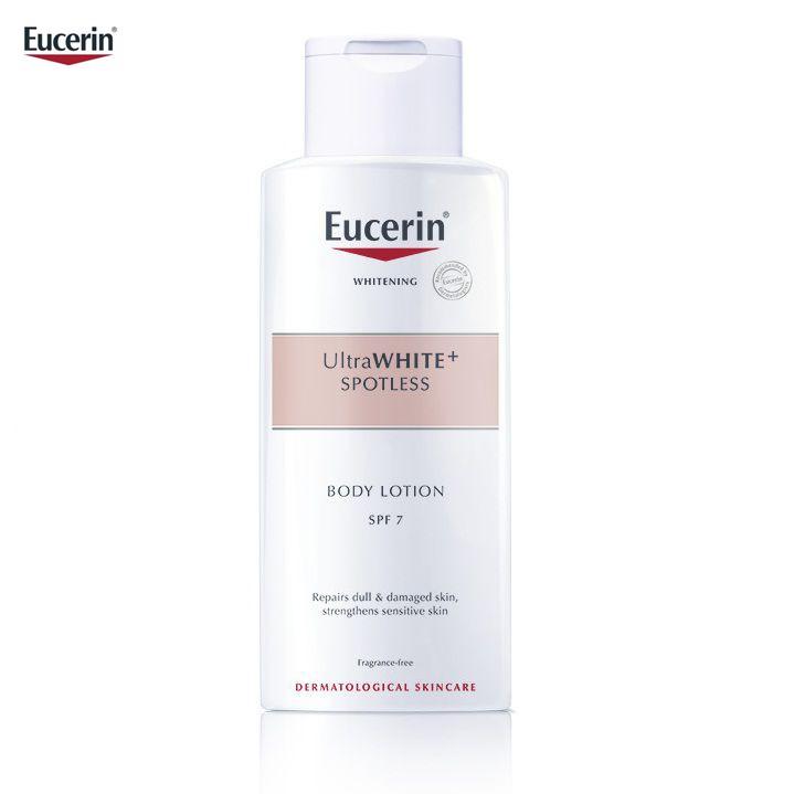 Eucerin Kem Dưỡng Thể Trắng Da Ultra White+ Spotless Body Lotion Spf7 250ml