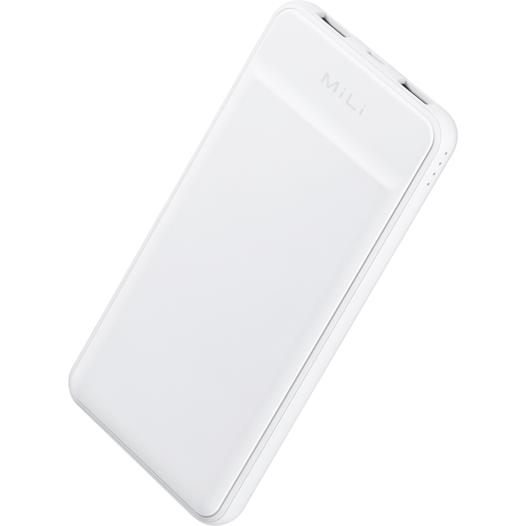 Pin sạc dự phòng MiLi Power Sunny Plus 10.000mAh HB-N10 Trắng - Hàng Chính Hãng