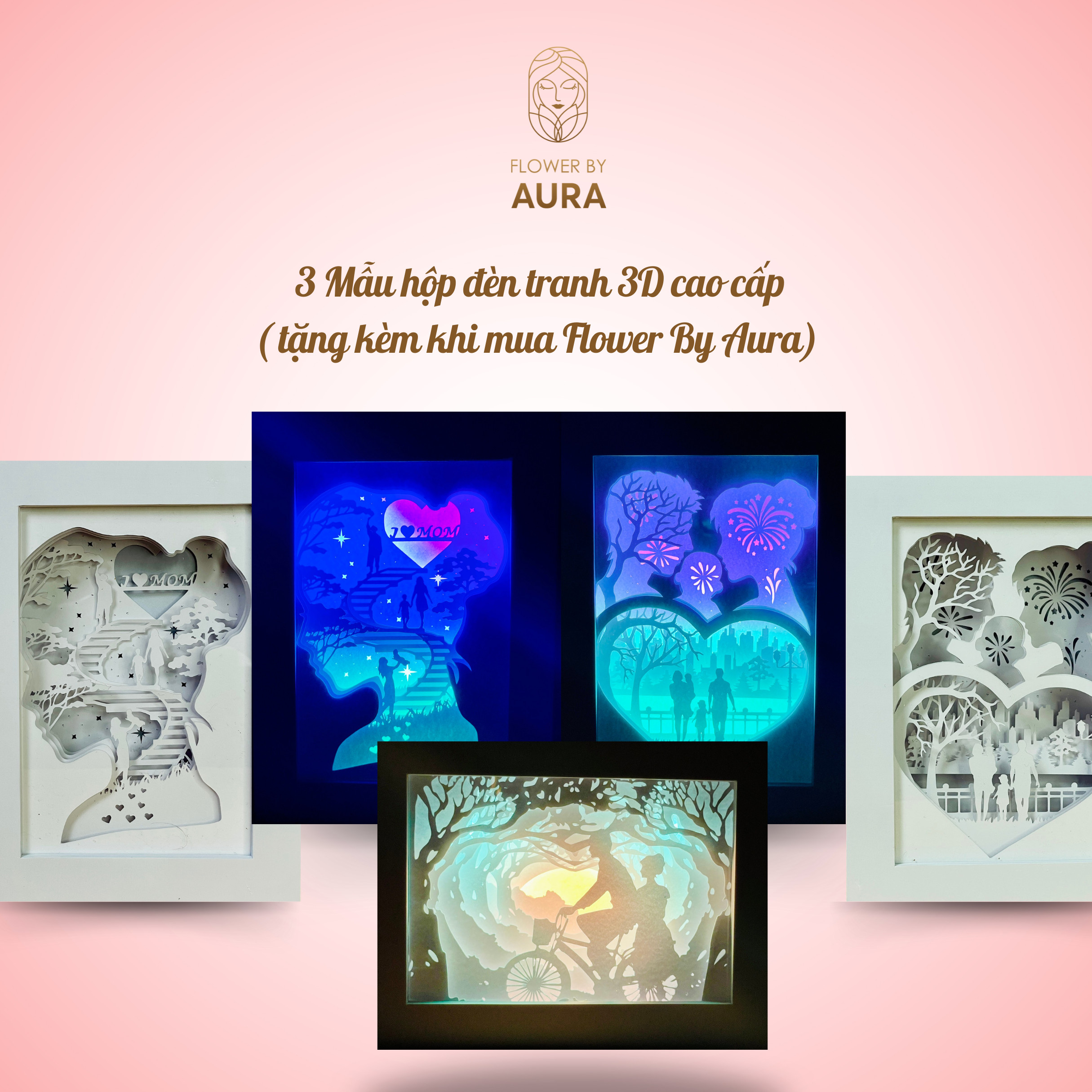 [MUA 1 TẶNG 2] Nước hoa thiên nhiên Flower By Aura / Her nước hoa nữ hương thơm ngọt ngào, thanh mát cuốn hút 50ml