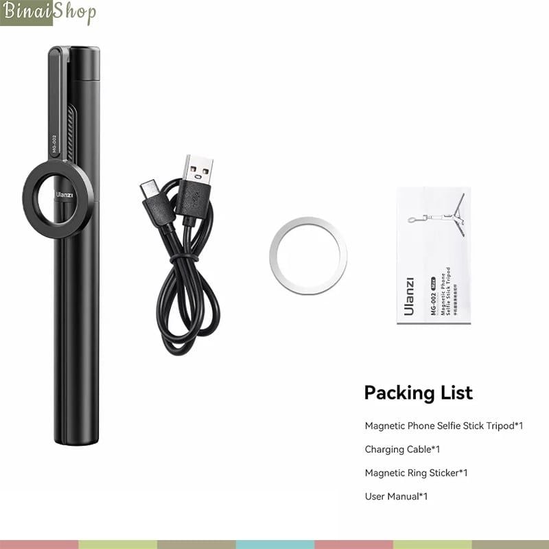 Ulanzi MG-002 / MG-003 - Tripod MiNi Có MagSafe N52, Bluetooth Remote, Hỗ Trợ Xoay 360 Độ Cho Điện Thoại - Hàng Chính Hãng