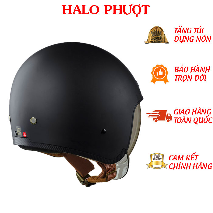 Mũ Bảo Hiểm 3/4 Đầu Royal M139