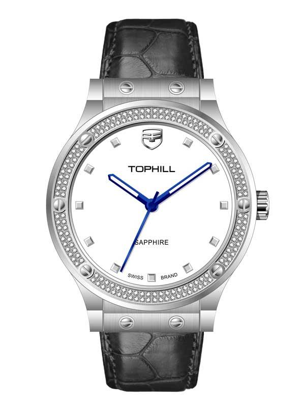 ĐỒNG HỒ TOPHILL TA053L.MB1652 Đồng hồ nữ Thụy Sĩ, kính sapphire, vỏ thép 316L