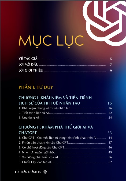 Sách Ứng dụng AI Chat GPT trở thành trợ lý đắc lực của bạn