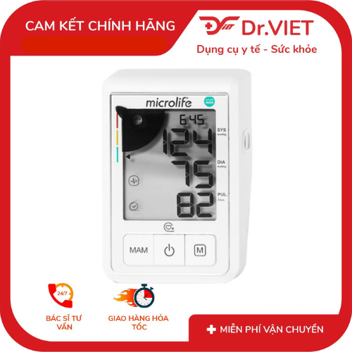 Máy đo huyết áp và nhịp tim Microlife B3 Basic