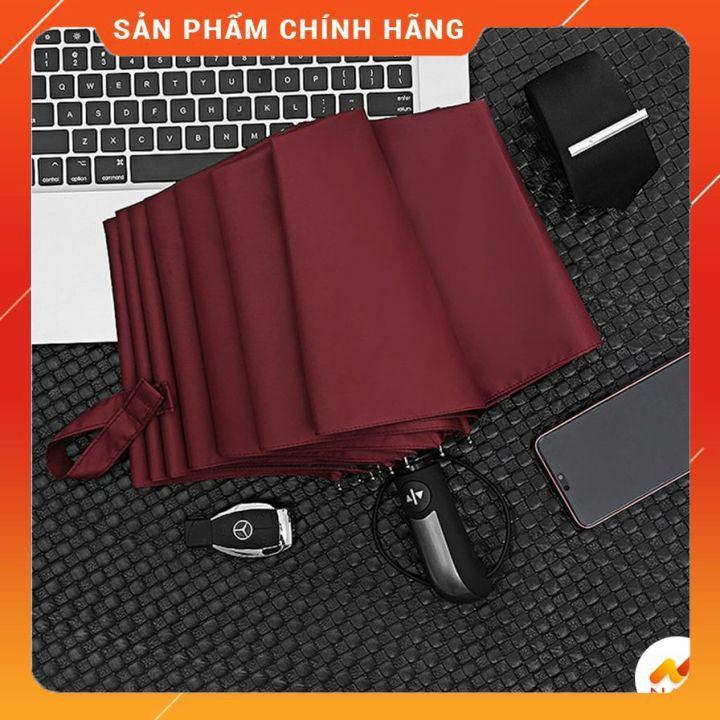 Ô dù 10 nan đóng mở bằng nút bấm chống tia UV Hasu