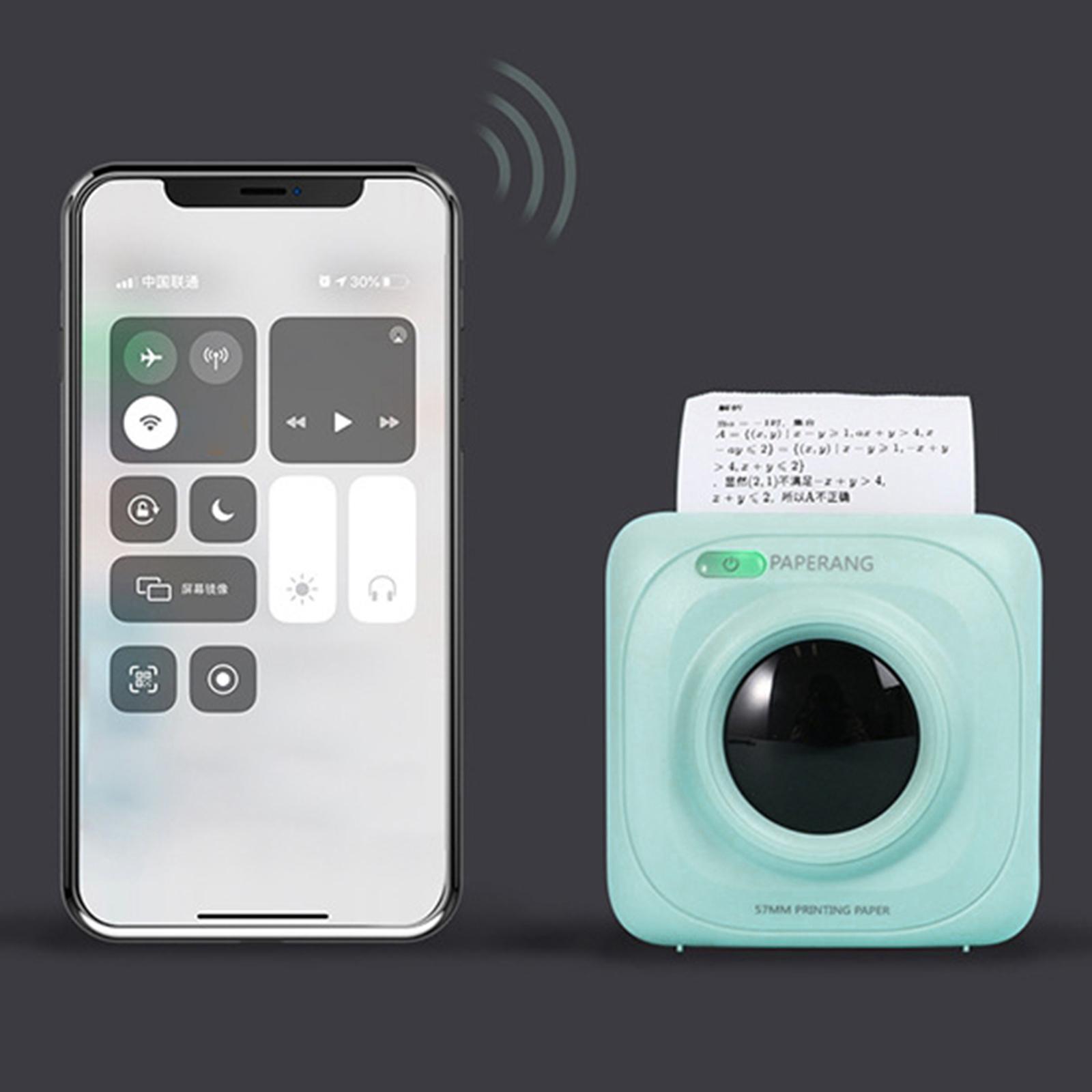 Wireless Photo Label with 4 Roll Thermal Paper Scanning