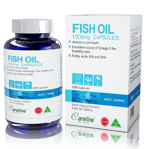 Thực phẩm bảo vệ sức khỏe Careline salmon fish oil 1000mg