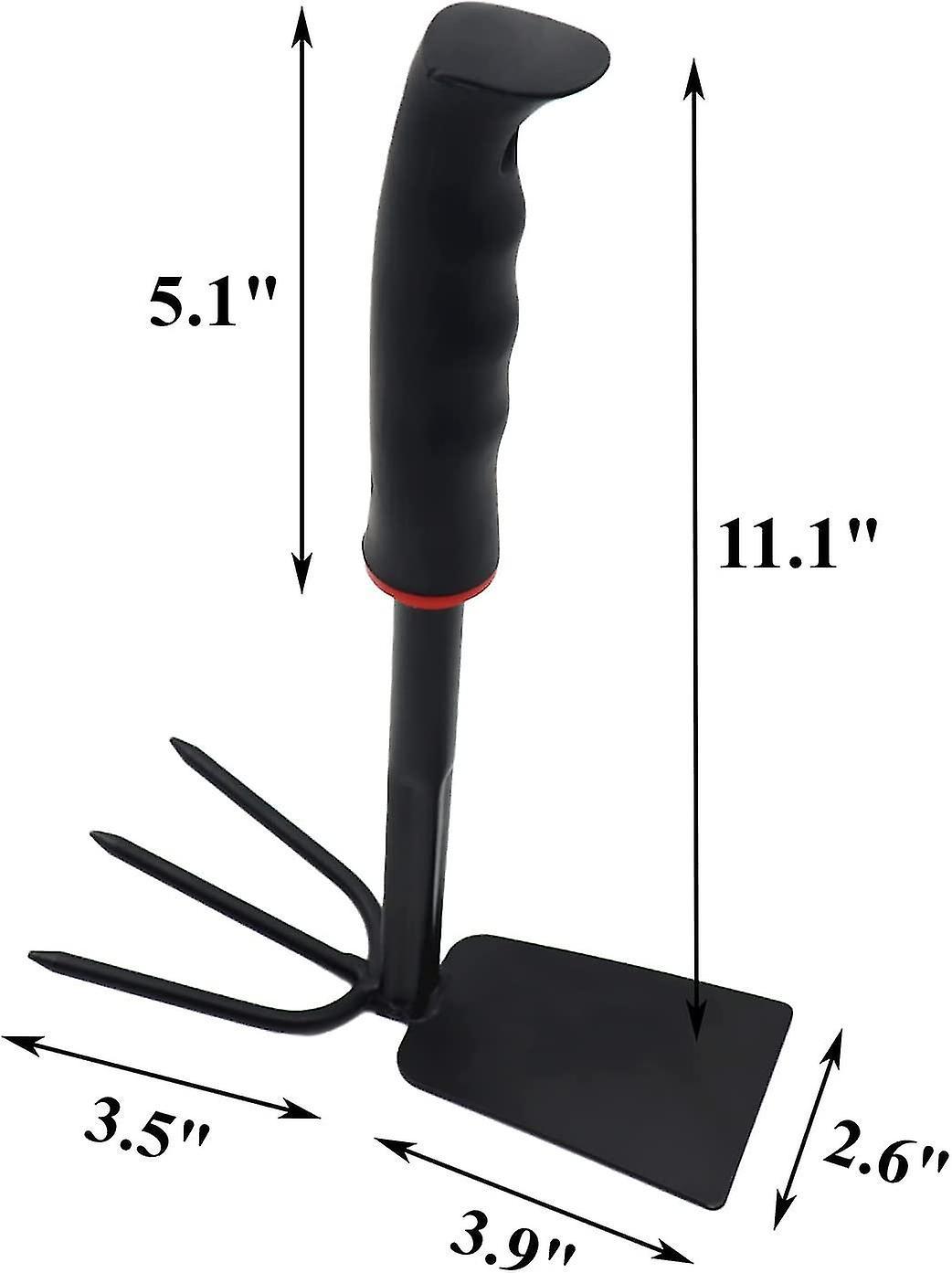 Công cụ làm vườn hoe, người tu luyện tay đôi harrowblack1pcs