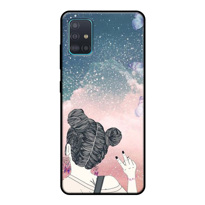 Ốp lưng điện thoại Samsung Galaxy A51 viền dẻo TPU BST Cô Nàng Cá Tính Mẫu 3