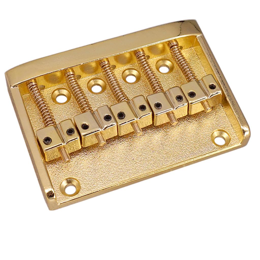 5 String Bass Bridge Golden for Electric Bass Replacement Parts Accessories