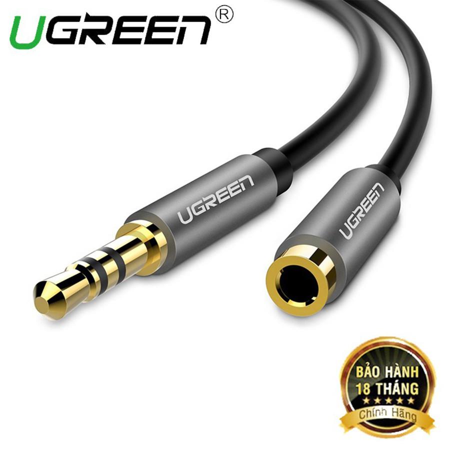Ugreen 10593 - Cáp Audio 3.5mm nối dài 1,5m chính hãng - Hàng Chính Hãng