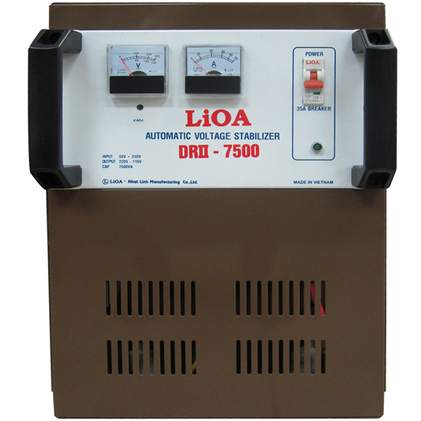 Ổn áp LiOA 7.5kVA dải 50V ~ 250V DRII - 7500