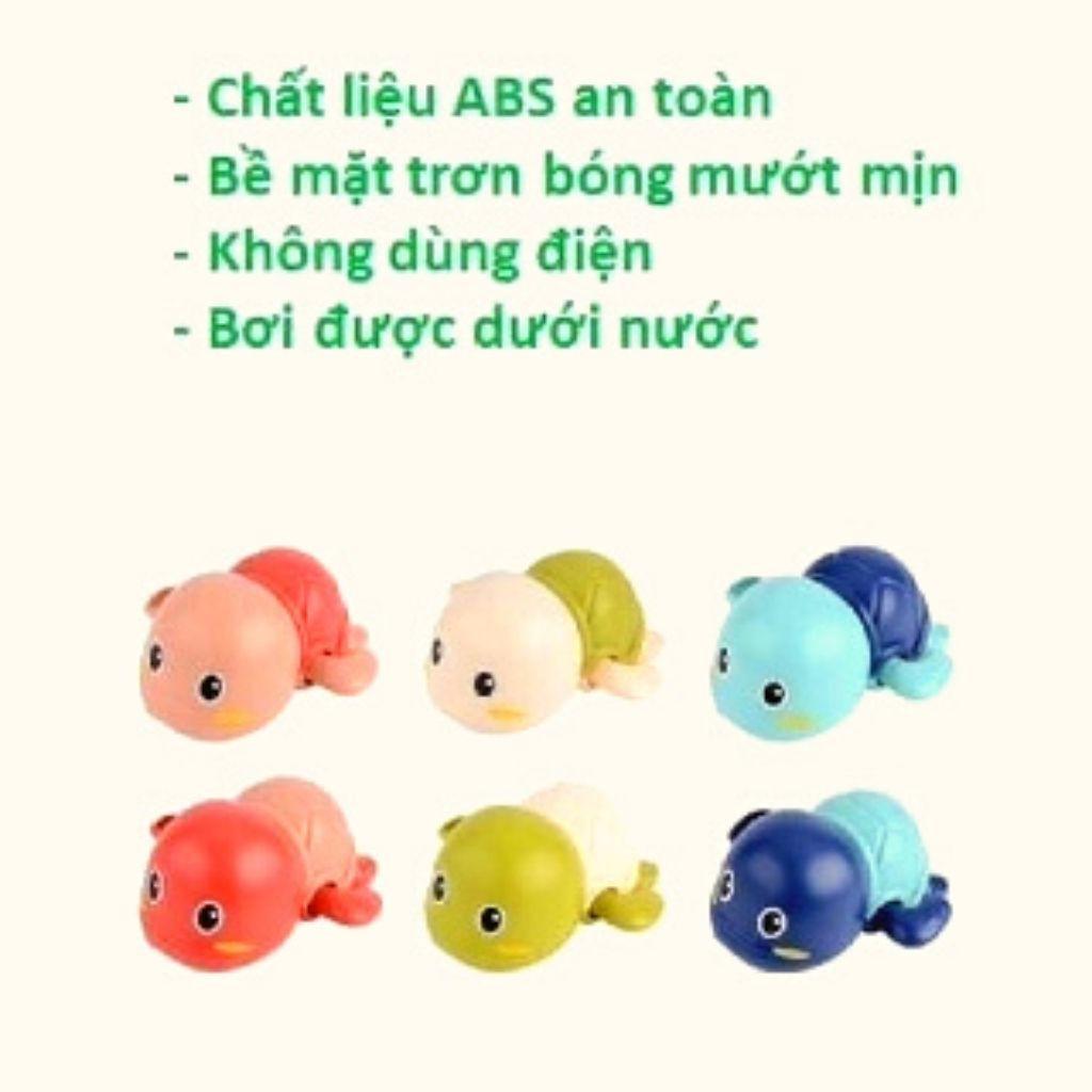 Rùa Bơi Vặn Cót - Đồ Chơi Nhà Tắm - đồ chơi Dưới Nước thả bồn tắm Cho Bé Thích Thú Vận Động Khỏe mạnh 