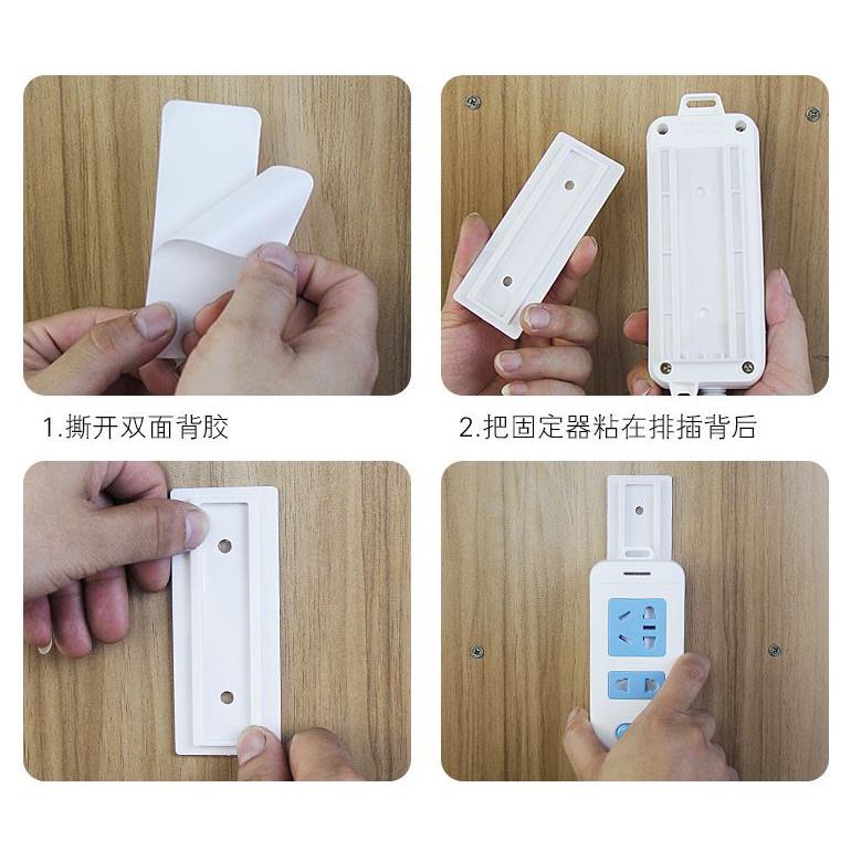 Thanh trượt gắn tường giữ ổ điện,các thiết bị điện tử khác,treo ổ điện,giá đỡ ổ cắm điện tiện dụng