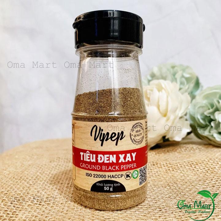 Bột tiêu đen nguyên chất Vipep 50g