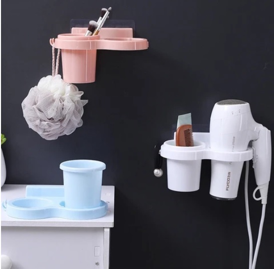 Dụng cụ đựng bàn chải và sấy tóc