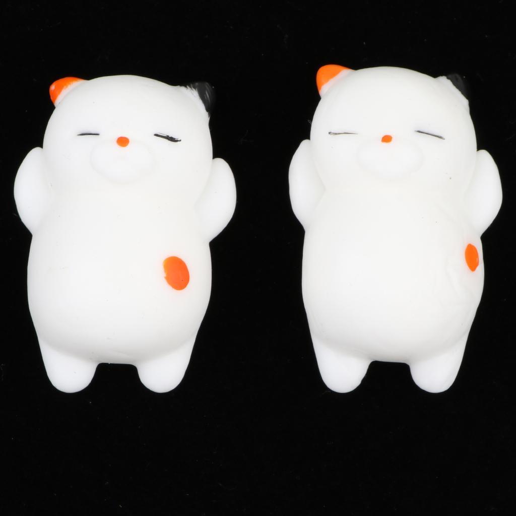 2xSquishies Toy Soft Stress Relief Kids cat