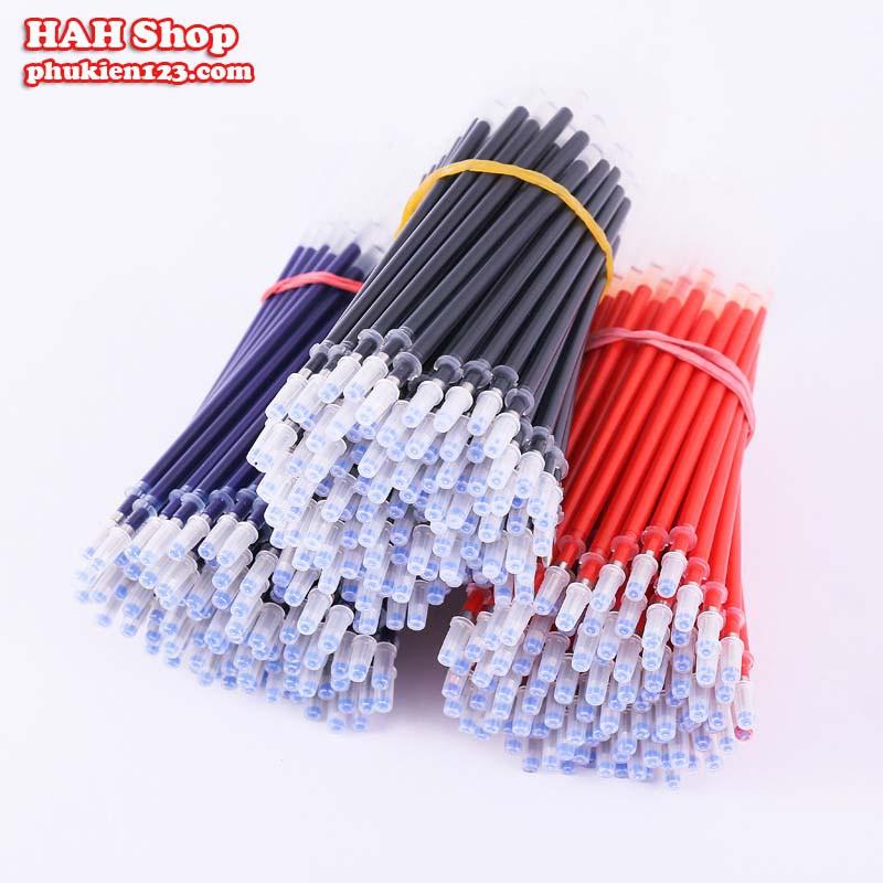 Bút bi bút nước 0.5mm cao cấp mực đều - 2 ngòi bút mực đen