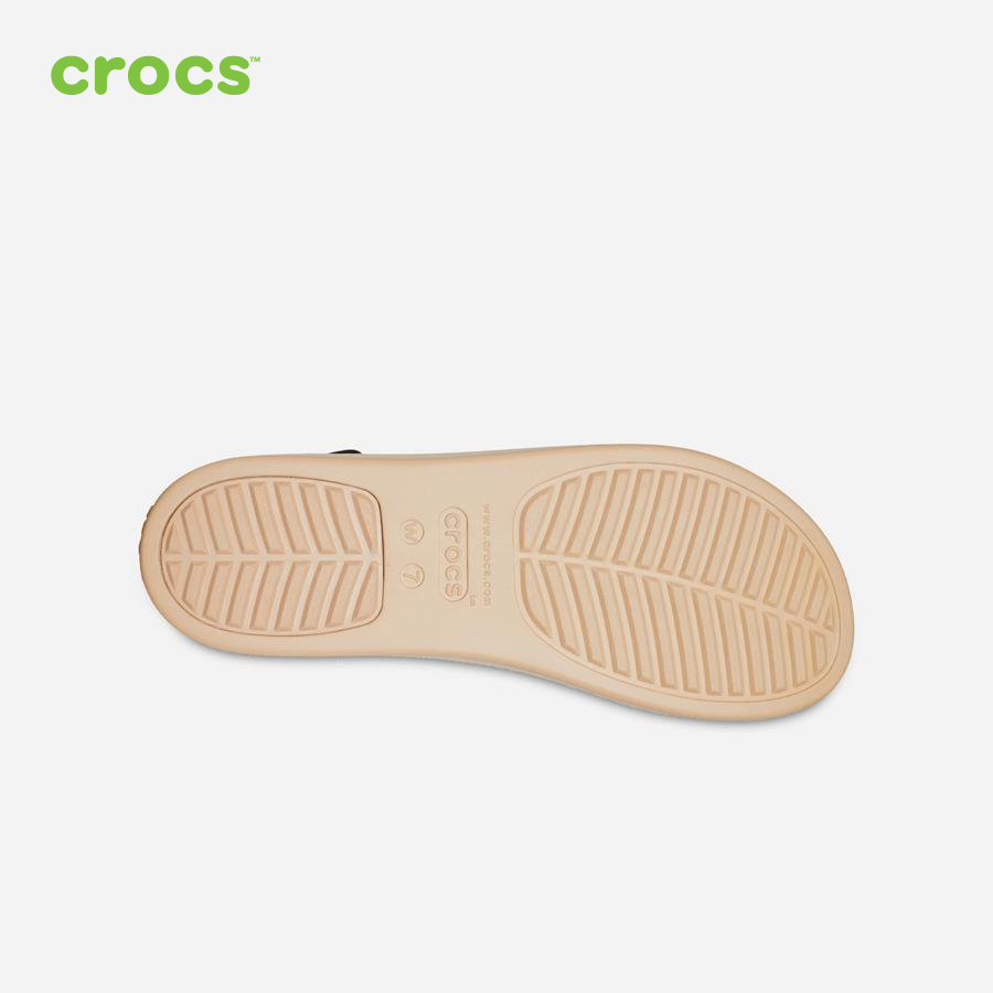 Giày sandal nữ Crocs Brooklyn Low Wedge W Tort - 207864-0C4