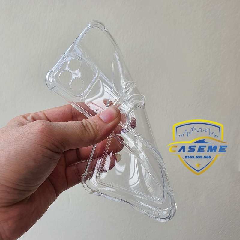 Ốp chống sốc kèm ngăn ví đựng thẻ dành cho Samsung Galaxy A03 silicon trong suốt cao cấp