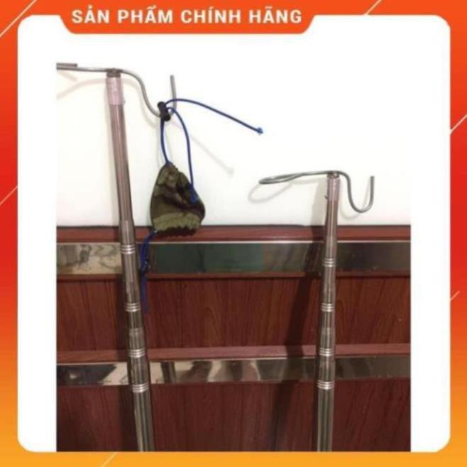 SALE GIẢM GIÁ Sào Bẫy Chim, Sào Rút Inox Đa Năng PHƠI QUẦN ÁO- TREO LỒNG CHIM Dài 1m5 3m 5m 6m 7m