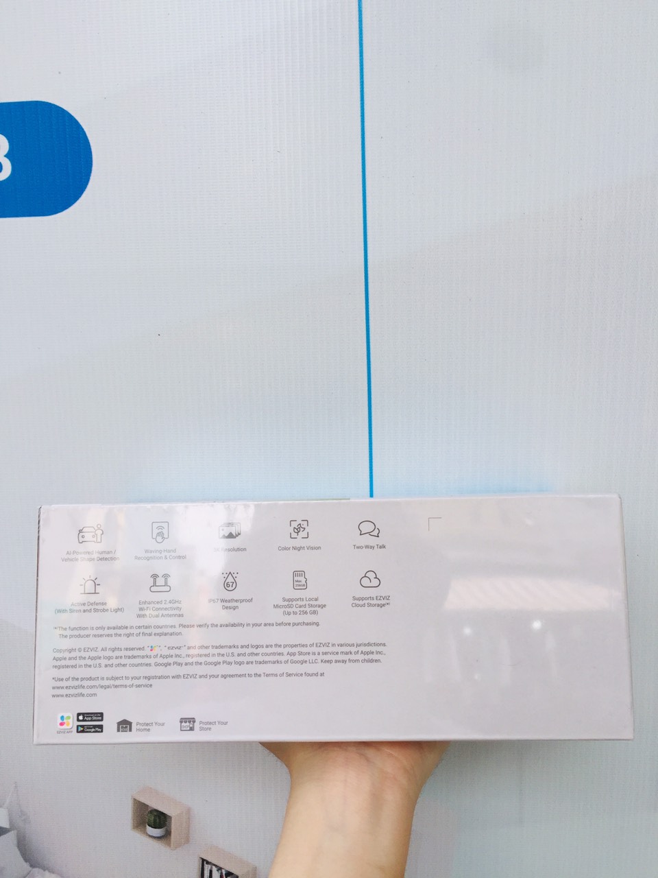 AI Camera wifi ngoài trời Ezviz H3-5M - Hàng chính hãng